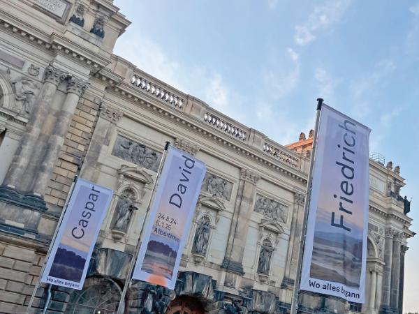 Caspar David Friedrich, wystawa w Dreźnie