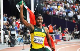 Caster Semenya w Londynie w 2012 roku.