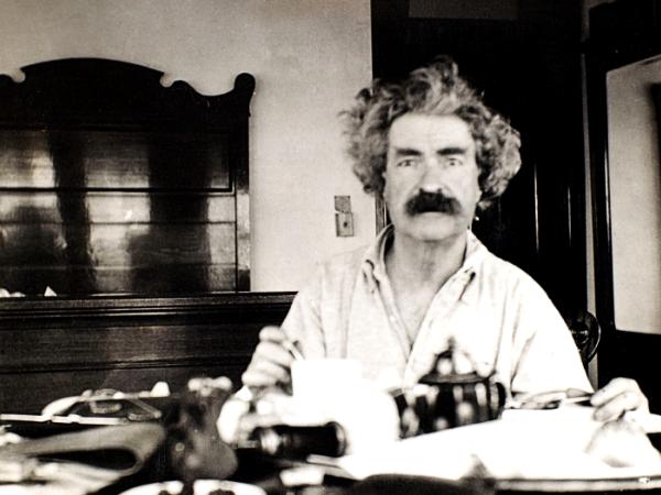 Mark Twain, wł. Samuel Langhorne Clemens (1835-1910).