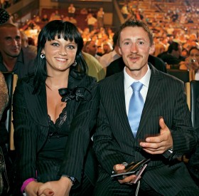 Z żoną Izą, 2007 r.