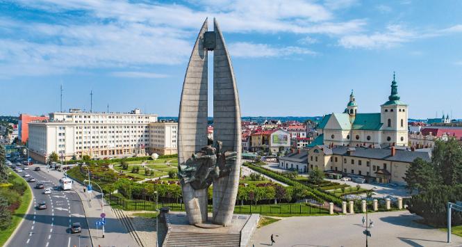 Pomnik Czynu Rewolucyjnego w Rzeszowie.