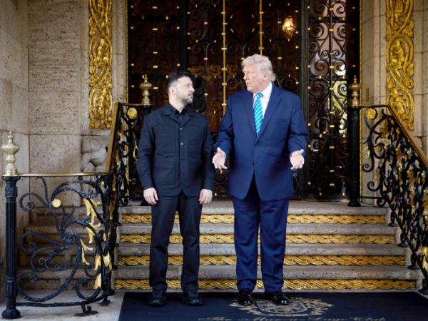 Wołodymyr Zełenski i Donald Trump, 28 grudnia 2025 r.