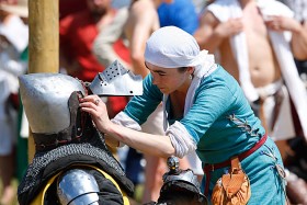 Przygotowania do turnieju w t(ł)oku.