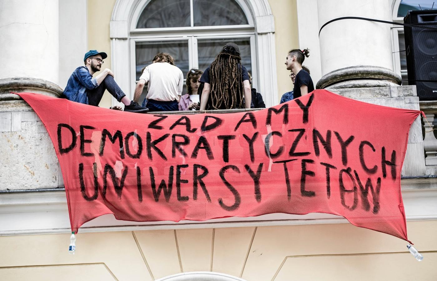 Protest okupacyjny studentów Uniwersytetu Warszawskiego