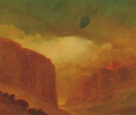 Bez tytułu, 1973, olej