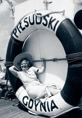 Na transatlantyku m/s „Piłsudski”.