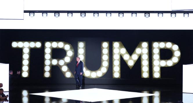 Donald Trump w ostatnim, czwartym dniu przedwyborczej konwencji Republikanów w Milwaukee. 19 lipca 2024 r.
