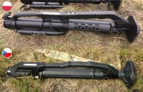 Na dole czeskie Antosy, u góry prototype moździerze LMP-2017