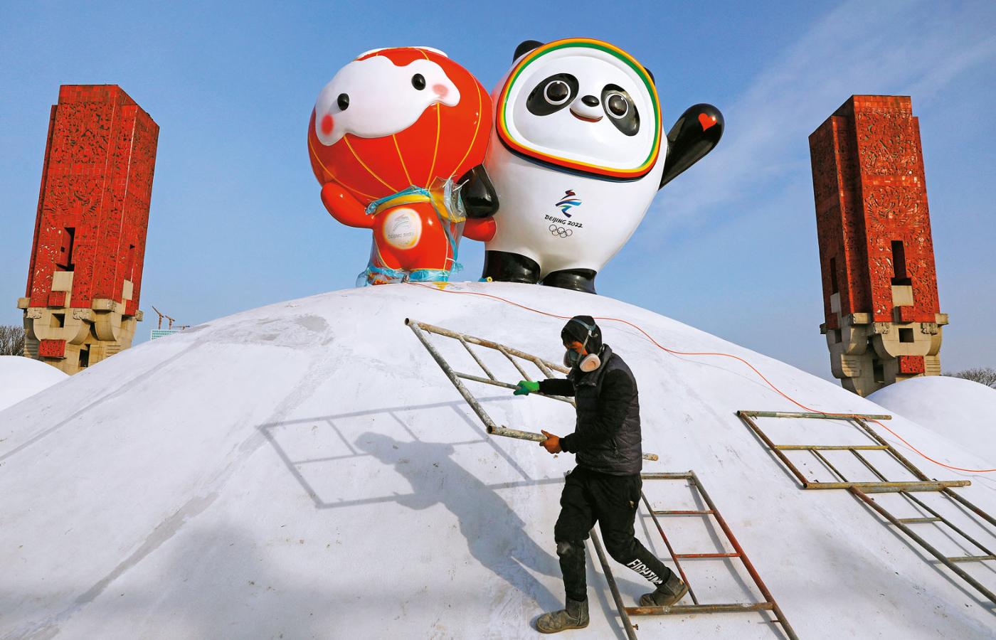 Pekin szykuje się do olimpiady.