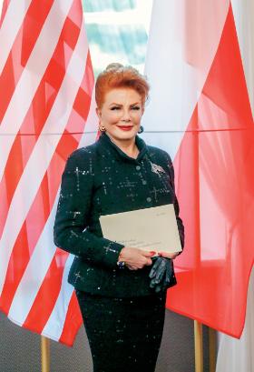 Nowa ambasador USA w Polsce Georgette Mosbacher.