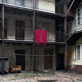 Podwórko przy Sieradzkiej.