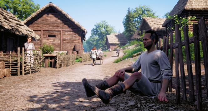 Kadr z „Medieval Dynasty”, gry stworzonej przez Render Cube.