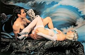 Z cyklu „Made in Haven” z Ciccioliną: „Jeff w pozycji Adama”, 1990 r.