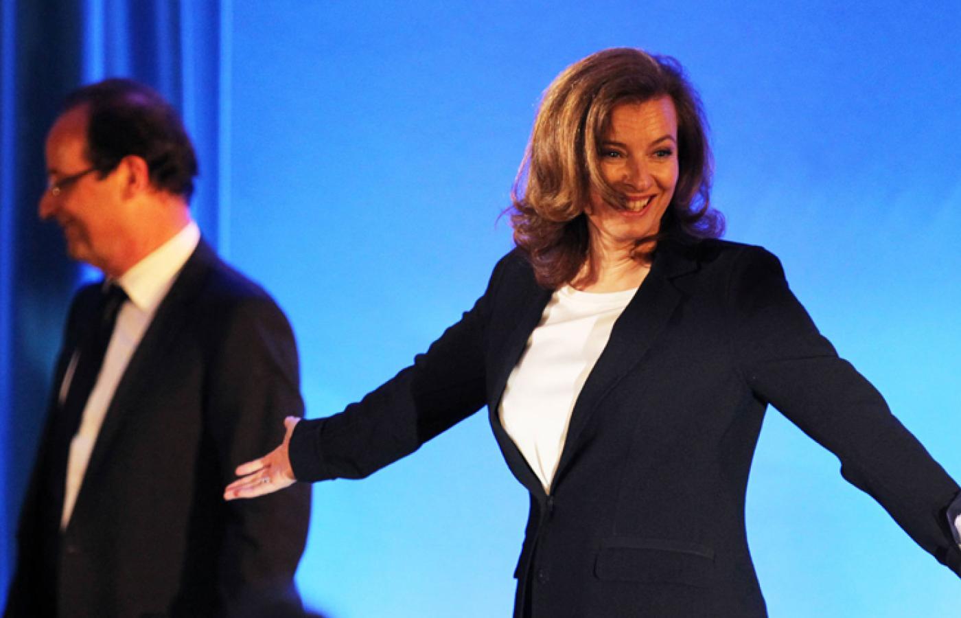 François Hollande i Valérie Trierweiler jeszcze kiedy byli razem, czyli podczas kampanii prezydenckiej w 2012 r.
