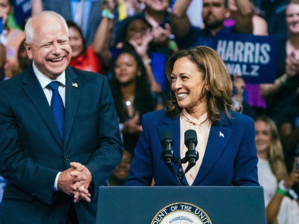 Tim Walz i Kamala Harris