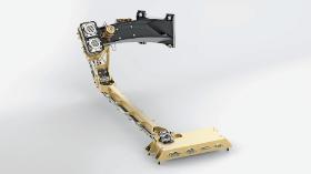 Jeden z mechanizmów łazika marsjańskiego zaprojektowany i wyprodukowany przez Sener Polska.