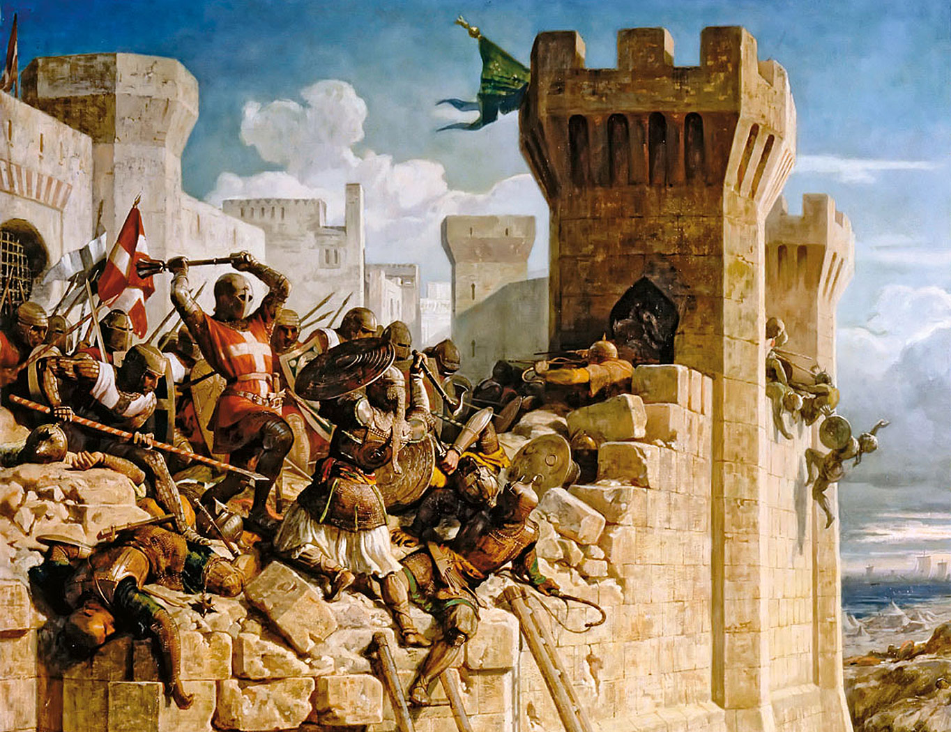 Четвертый крестовый поход иллюстрация