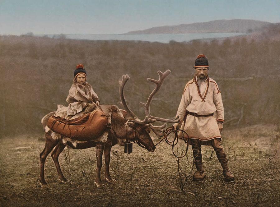 Norwegia, rok 1900. Renifery zawsze były w centrum życia i ­kultury Saamów. Od najmłodszych lat oswajano się z ich towarzystwem.