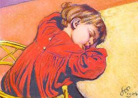 Stanisław Wyspiański „Śpiący Staś”, 1904 r.