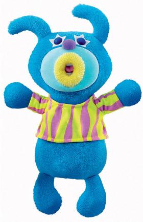 Śpiewaki Słodziaki. Kolorowy pluszak, który po naciśnięciu mówi w narzeczu przypominającym język dwulatka i śpiewa. Prawdziwa zabawa zaczyna się, gdy ustawimy obok siebie dwa, trzy, cztery – wtedy tworzą idealny chórek. Cena: 50 zł.