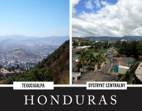 Honduras. Od 1880 r. stolicą Hondurasu jest Tegucigalpa. W 1936 r. ustanowiono jednak konstytucję, na mocy której stworzono Dystrykt Centralny, złożony z miast Tegucigalpa i z położonego po drugiej stronie rzeki Comayagüela. W 1982 r. weszła w życie obecna konstytucja, która uczyniła Dystrykt oficjalną stolicą, w związku z czym status ten otrzymały oba miasta wchodzące w jego skład.