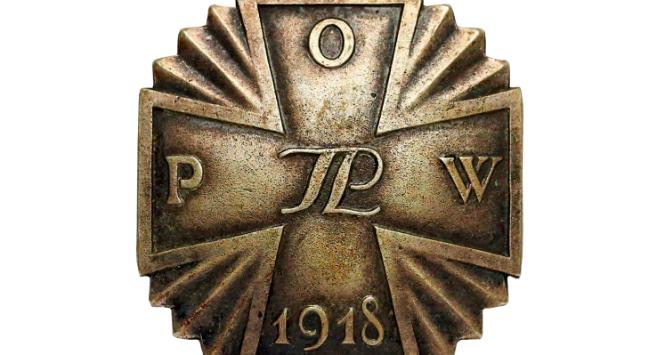 Odznaka pamiątkowa Polskiej Organizacji Wojskowej, ustanowiona w listopadzie 1918 r.