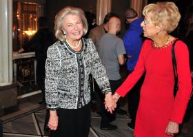 Elżbieta Penderecka i Janina Paradowska na gali Paszportów POLITYKI