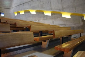 miał Le Courbusier wyśmienite pomysły na kościoły (także te w La Tourette i – najsłynniejszy - w Ronchamp).