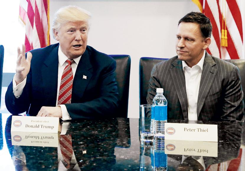 Donald Trump i Peter Thiel.
