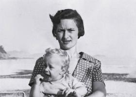 Lila z synkiem Alfredo, początek lat 50. XX w.