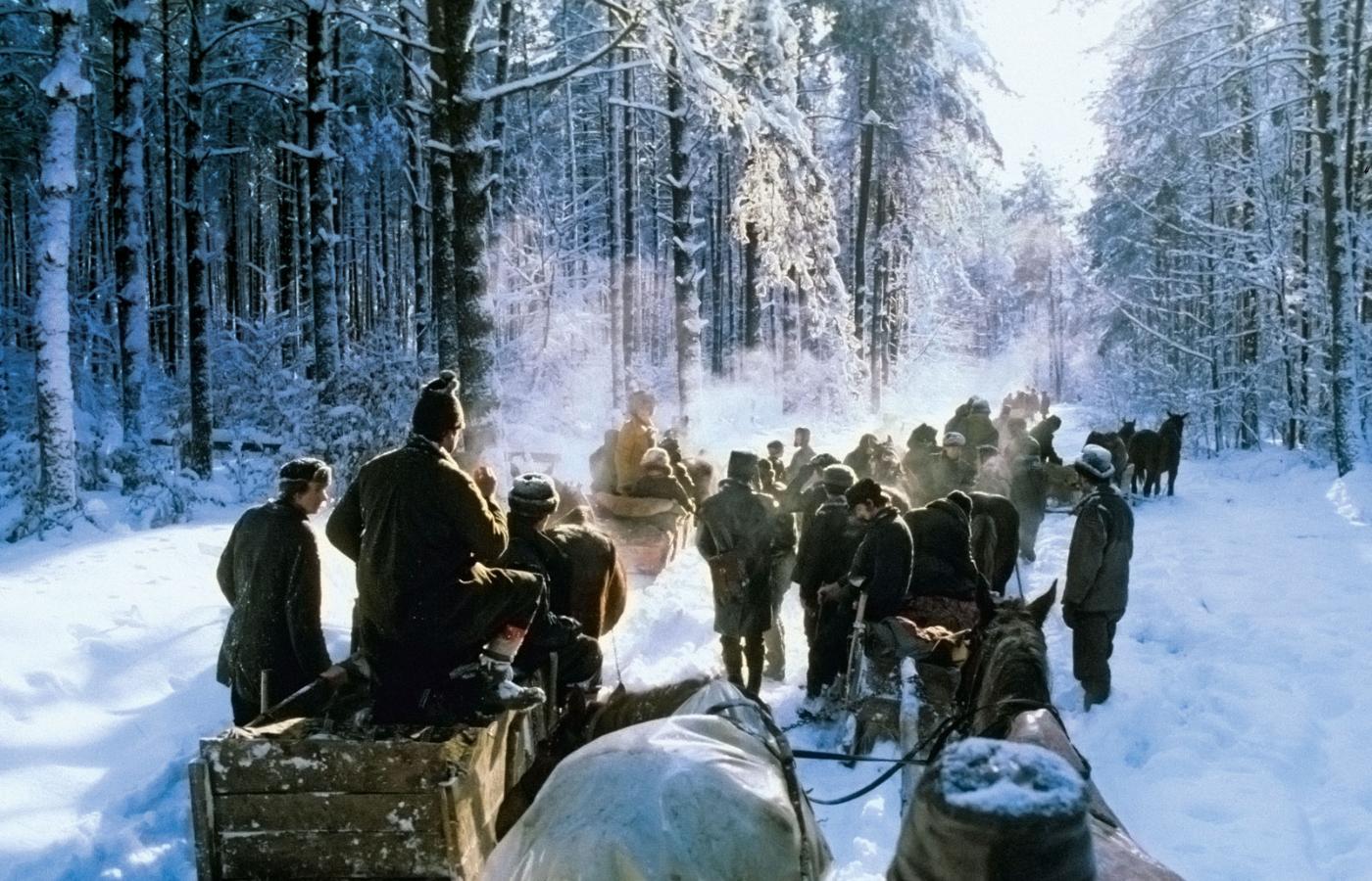 Zimowe polowanie zorganizowane dla turystów dewizowych, lata 70.