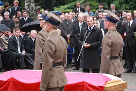 21.07.2008 Warszawa. Pogrzeb Bronisława Geremka