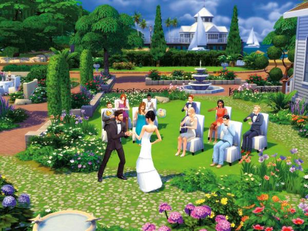 „The Sims 4”. Na simy można patrzeć jak na trochę prostszych i śmieszniejszych ludzi, prowadzących swoje małe życia.