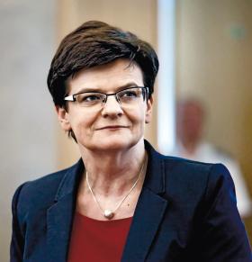 Minister edukacji - Krystyna Szumilas