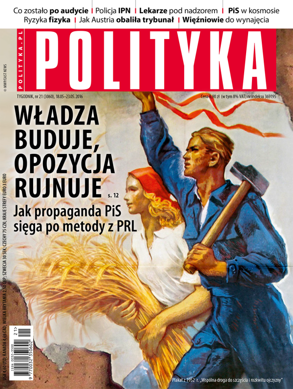 okładka - Polityka 21 2016