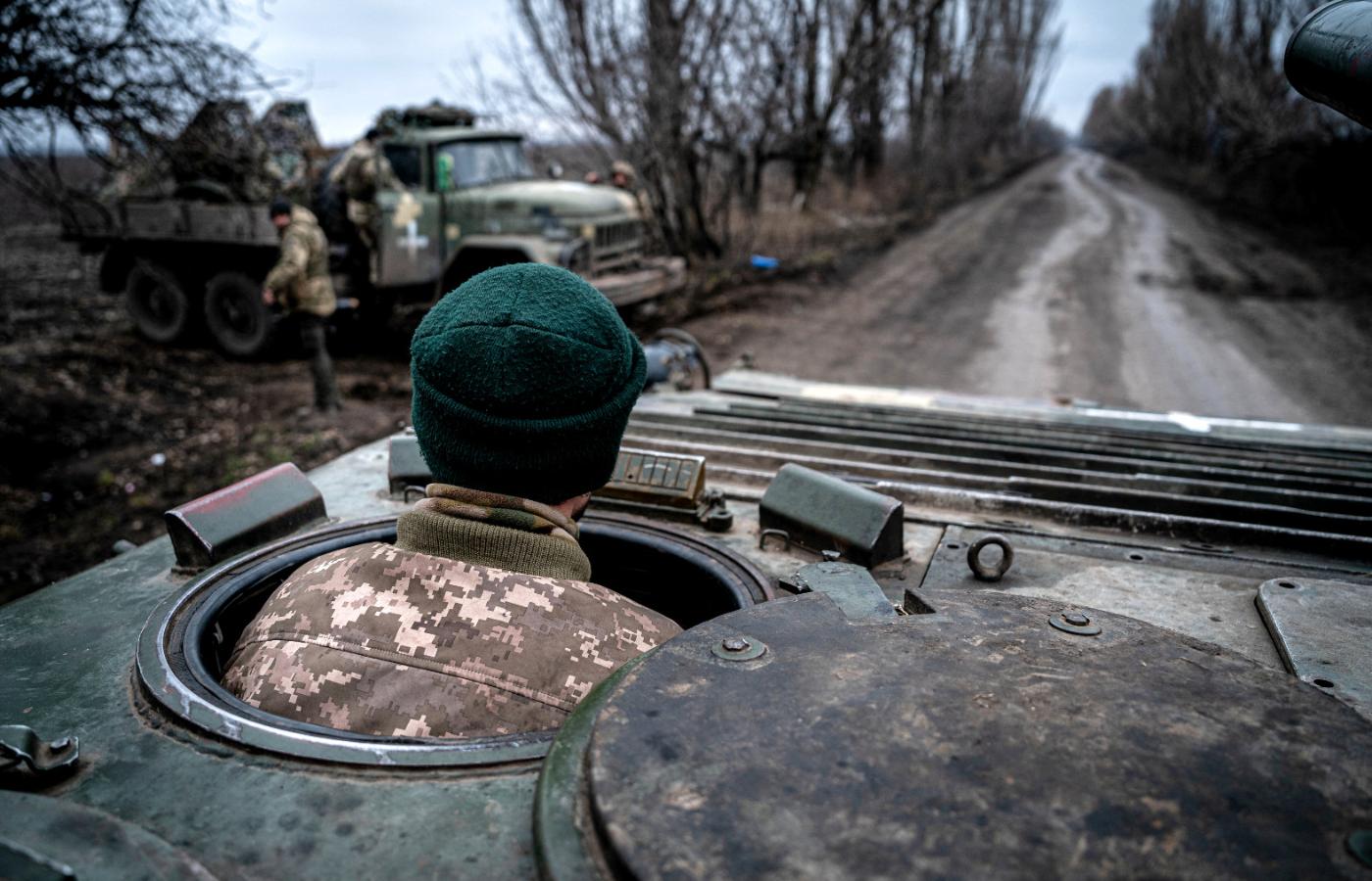 Ukraińskie wojska w okolicy Bachmutu, marzec 2023 r.