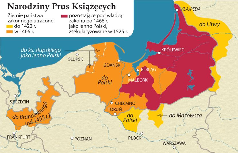 Prusy - mapa.