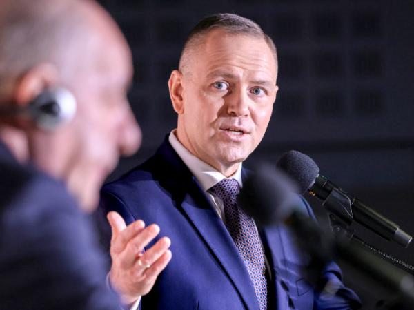 Karol Nawrocki w Budapeszcie, 23 marca 2026 r.