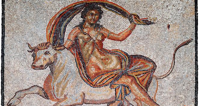 Porwanie Europy, starorzymska mozaika podłogowa
