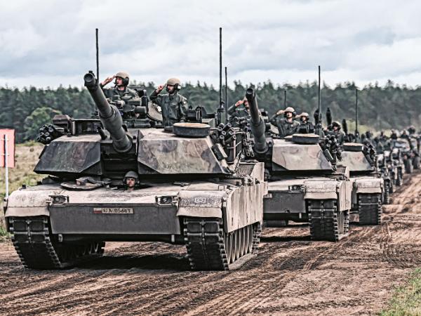 Wojsko czołgi Abrams