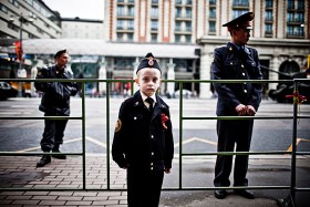 Vlad (7 lat), kadet szkoły morskiej