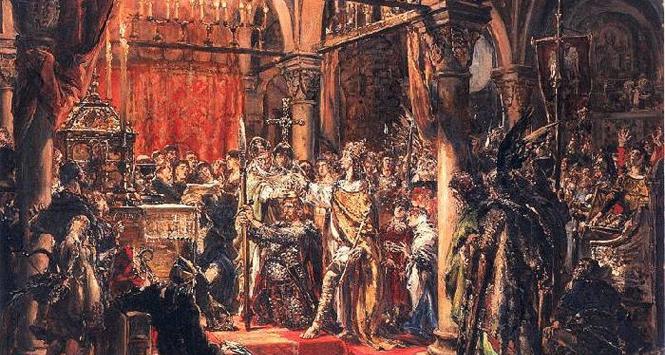 Jan Matejko, „Koronacja pierwszego króla Polski”