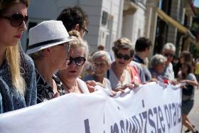 Demonstracja Obywateli RP pod Pałacem Prezydenckim 8 lipca 2018 r.