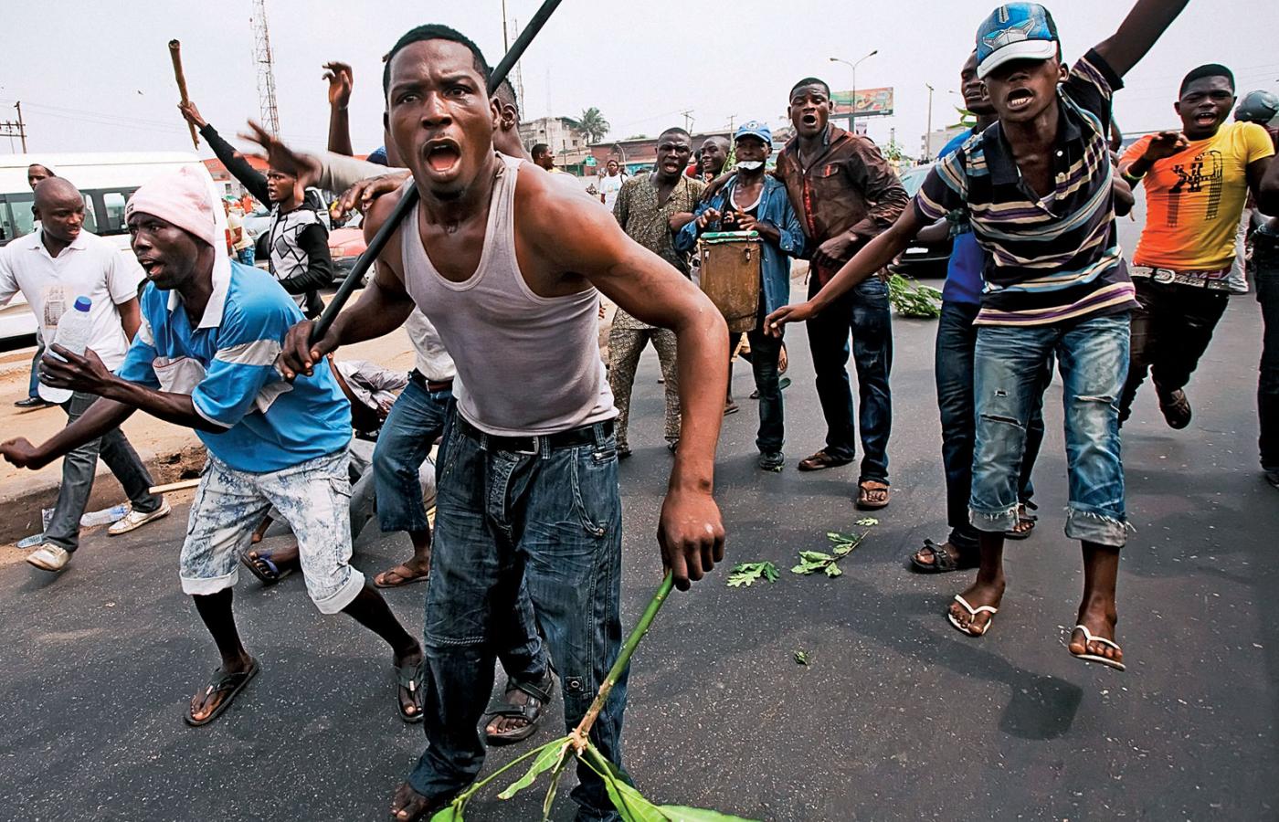 Zamieszki w  Lagos w Nigerii.