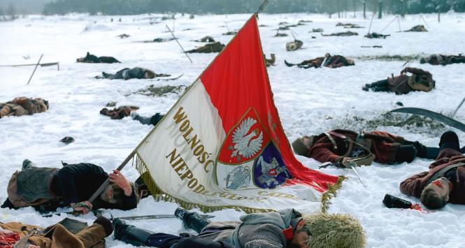 Kadr z filmu „Wierna rzeka” w reżyserii Tadeusza Chmielewskiego.