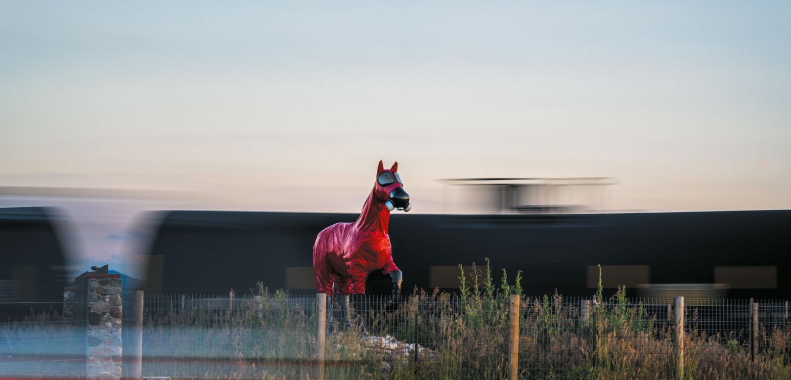 Zimnowojenny koń – rzeźba ustawiona w miejscowości Aravada w stanie Kolorado. Jej autorem jest Jeff Gipe. Przypomina o skażeniu promieniotwórczym, którego źródłem był zakład Rocky Flats Nuclear Weapons Plant, gdzie ojciec Jeffa Gipe’a pracował przez 20 lat.