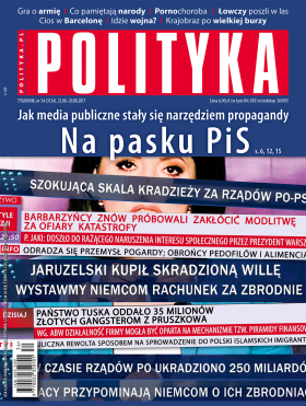 okładka - Polityka 34 2017