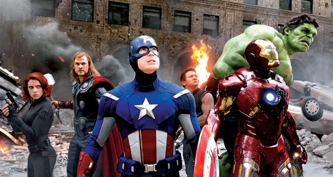 Bohaterowie głównych produkcji Marvel Cinematic Universe