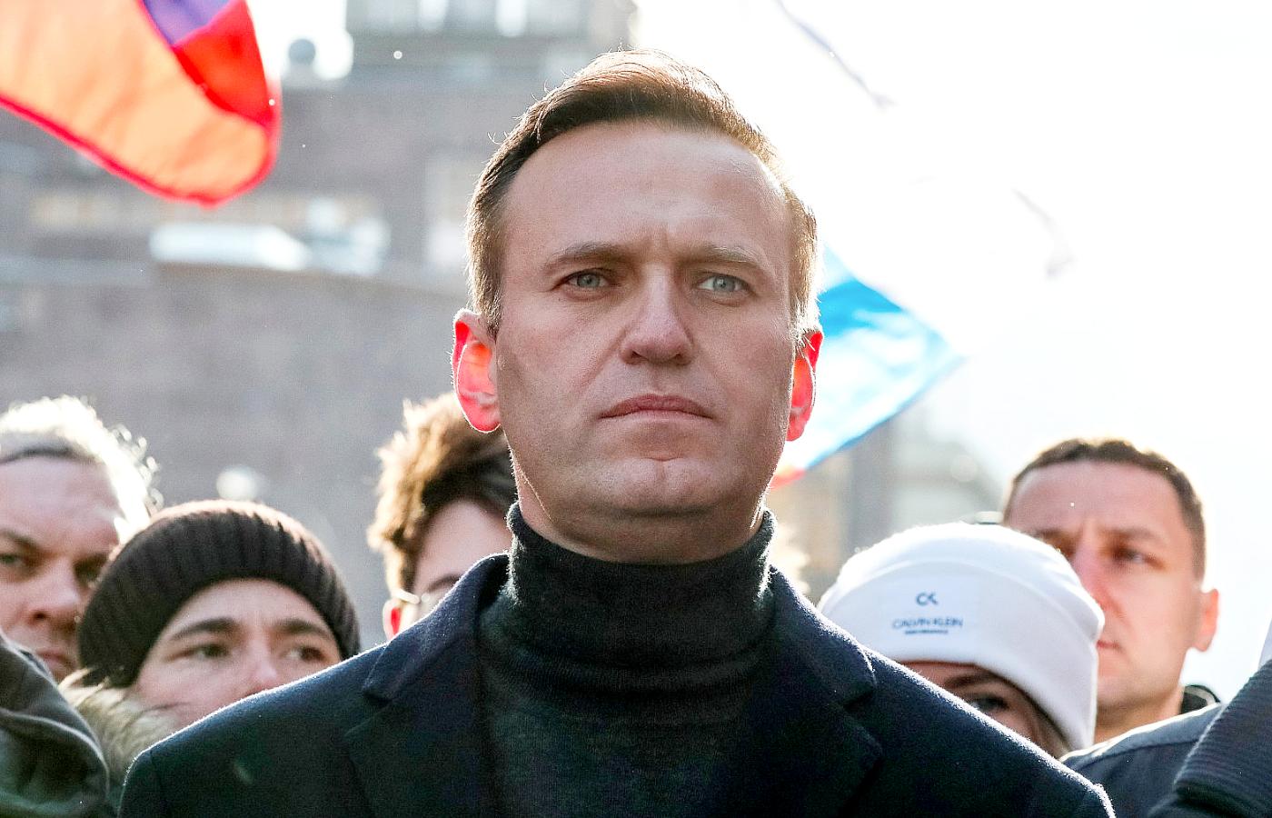 Aleksiej Nawalny w Moskwie, luty 2020 r.