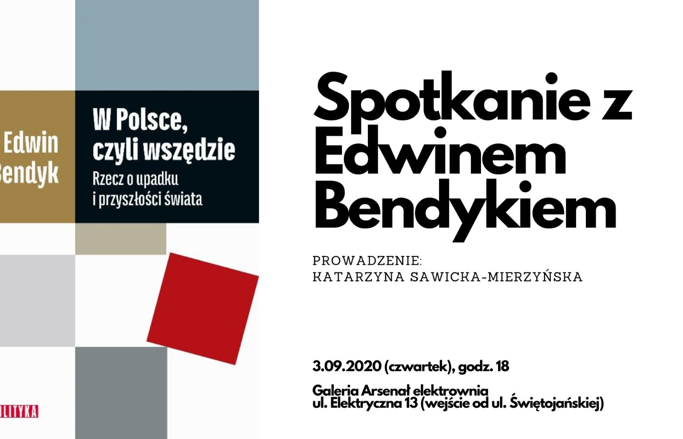 Edwin Bendyk 3 września w Białymstoku.